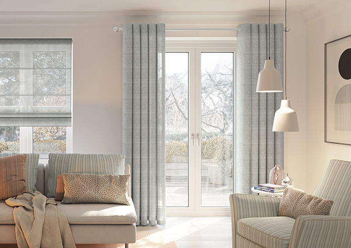 Taranto Voile, Mountain Grey - Made to Measure Curtains - Image 3